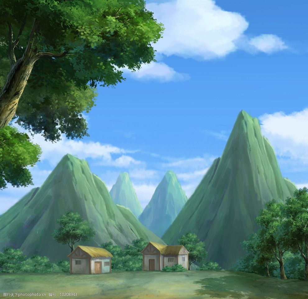 動畫背景圖片 動畫片中的視覺靈魂